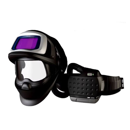 3M 9100X Adflo Schweißhelm mit Gebläse-Atemschutzsystem (PAPR) und automatisch abblendendem Filter